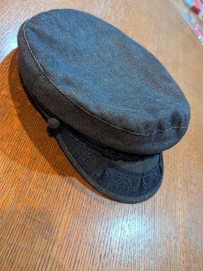 Vintage 70's Greek Fisherman Hat 100 %cotton Made In Greece